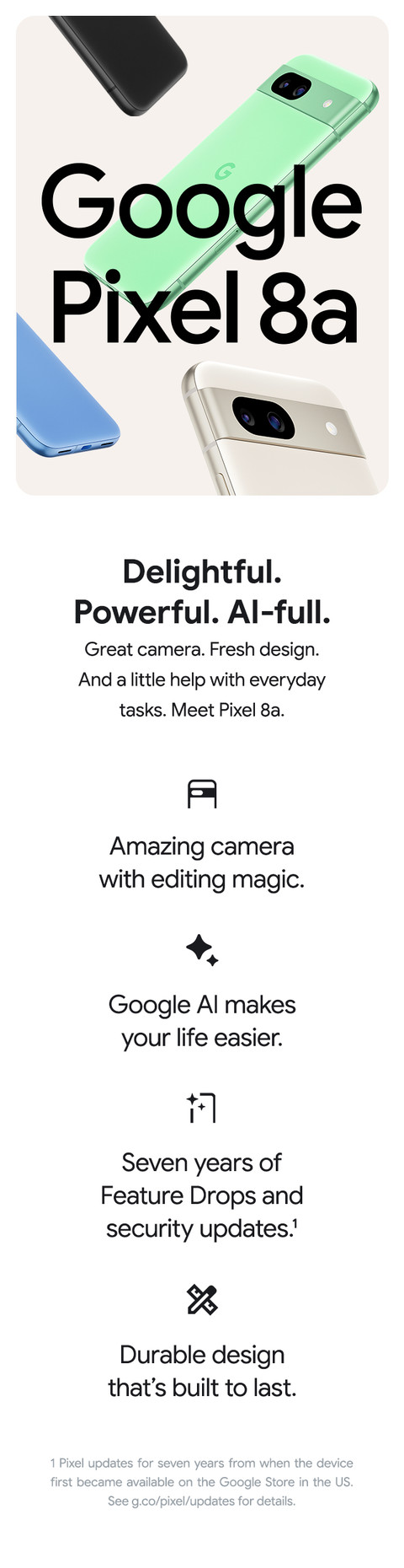 Google Pixel 8a (128 GB Storage, 8 GB RAM) Online at Best Price On