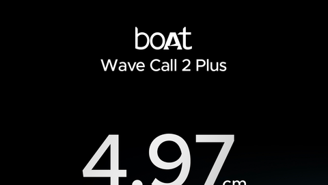 boAt Wave Call 2 Plus with 1.96’’(4.97cm), BT Calling, Bilingual ...