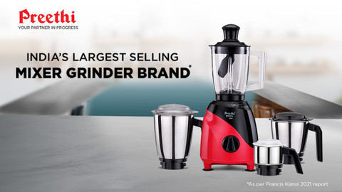 Preethi Peppy 750 W Mixer Grinder Price in India - Buy Preethi