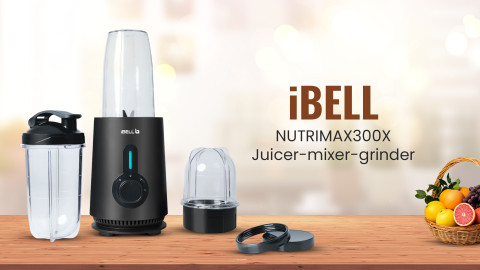 iBELL NUTRIMAX300X Nutri Blender, 24000 RPM, 100% Copper Motor,