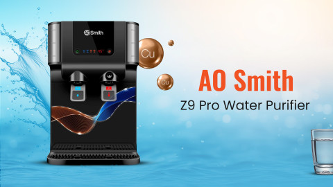 AO Smith Z9 Pro (Black) 10 L RO + SCMT Water Purifier | Hot + Normal ...
