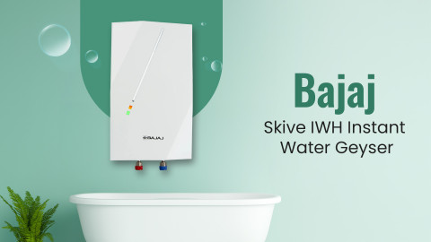 BAJAJ Skive IWH 5L 3KW L Instant Water Geyser High Grade SS