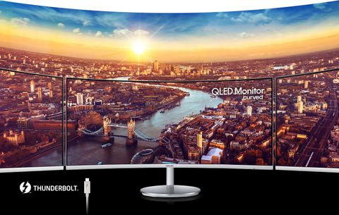 Samsung 86.36 cm (34 inch) Curved WQHD VA Panel Thunderbolt 3 Port ...