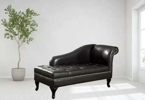 India wood mart Sheesham Wood Tantric Chaise Loung Chair, Yoga