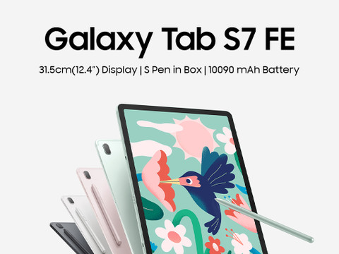Galaxy Tab S7 FE SIMフリー 128GB 美品 Samsung Galaxy Tab S7 FE With Stylus 6 GB RAM 128 GB ROM 12.4