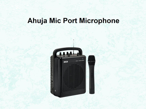 Ahuja WP-220M with Bluetooth, Recording, USB, Echo Karaoke