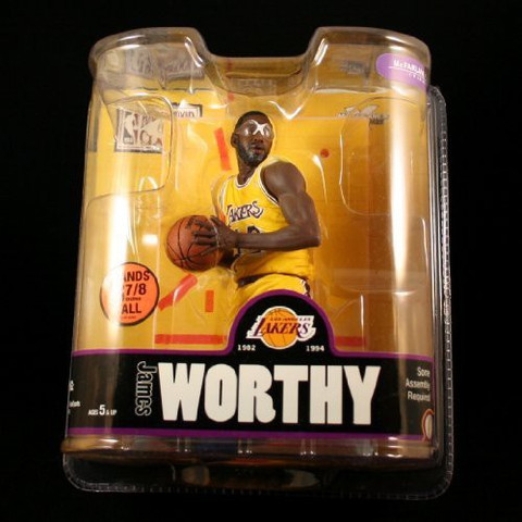 Sports Picks James Worthy / Los Angeles Lakers Yellow Jersey