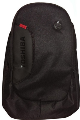 black laptop backpack for toshiba ScanSmart Waterproof 15.6