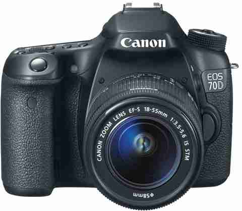 Canon EOS 70D DSLR Camera (Body with EF-S 18-55 mm IS STM Lens
