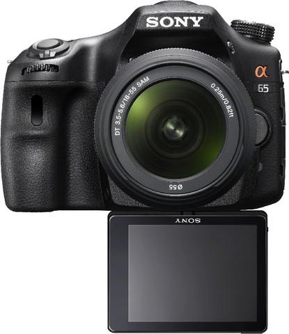 Sony α65 SLT-A65V + DT 18-55mm ｜D146 SONY Alpha A65VK SLT DSLR Camera (Body only) Price in India