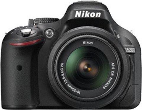 NIKON D5200 DSLR Camera (Body with AF-S 18 - 55 mm VR II + AF-S 55
