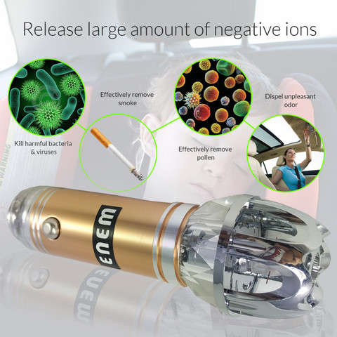 ENEM Car Ionizer filter - Removes Cigarette Fumes, Bacteria, Odor Smell -  Mini Cleaner Gadget Smoke Eater Eliminator Remover Air Purifier Price in  India - Buy ENEM Car Ionizer filter