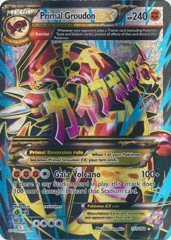 PSA8】グラードンEX 英語 150/160 groudon