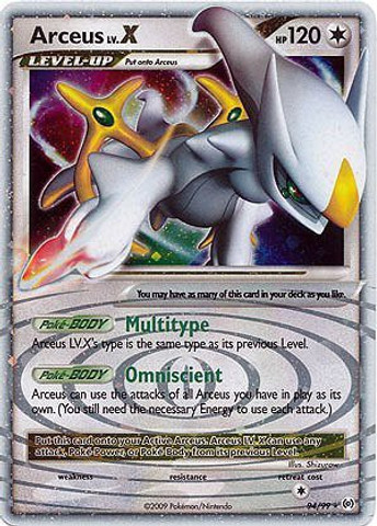 POKEMON Arceus Lvx (94) Arceus Holofoil - Arceus Lvx (94