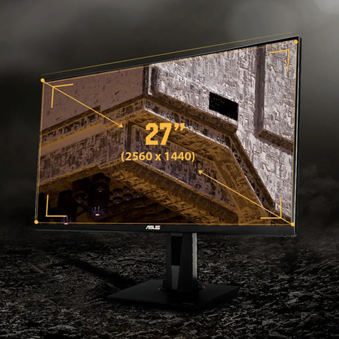 ASUS 68.58 cm (27 inch) Quad HD LED Backlit IPS Panel Gaming