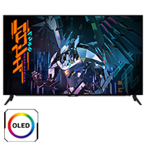 GIGABYTE 120.73 cm (48 inch) 4K Ultra HD with DisplayPort 1.4, USB