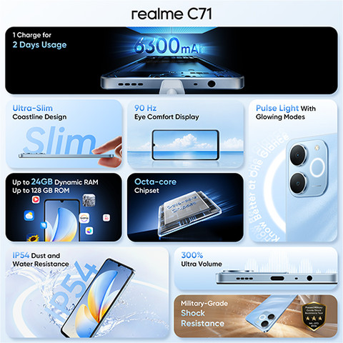 realme C71 (64 GB Storage, 4 GB RAM) Online at Best Price On