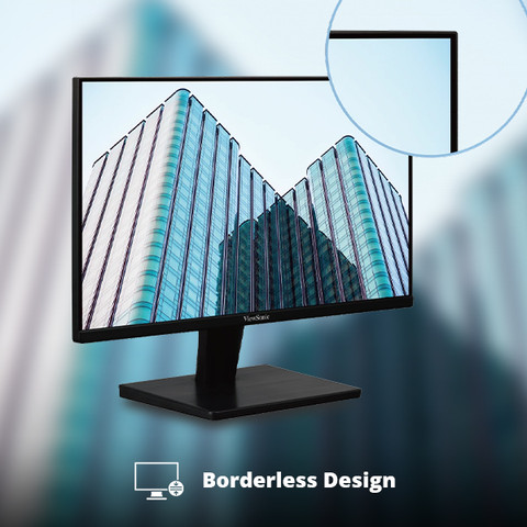 ViewSonic 60.96 cm (24 inch) Full HD IPS Panel Monitor (VA2409-MHU