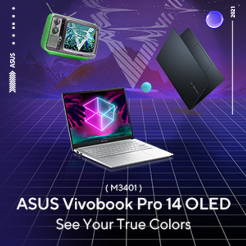 ASUS Vivobook Pro 14 OLED AMD Ryzen 7 Octa Core 5800H - (16 GB/512