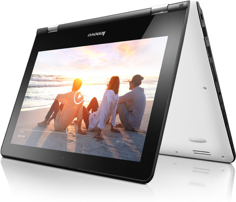 lenovo yoga300 ホワイト美品　ケースアダプター付き Lenovo Yoga 300 Intel Pentium Quad Core 6th Gen 3700 - (4 GB/500