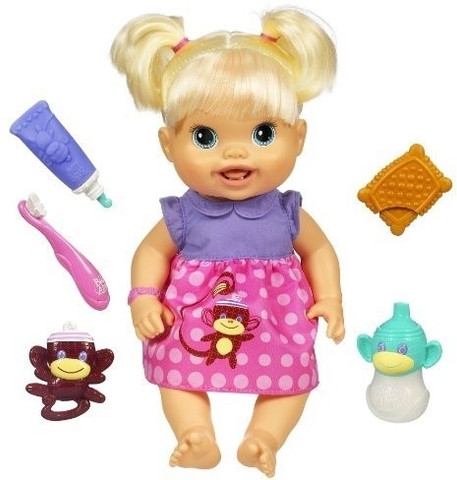 Hasbro Baby Alive Baby's New Teeth Blonde - Baby Alive Baby's New