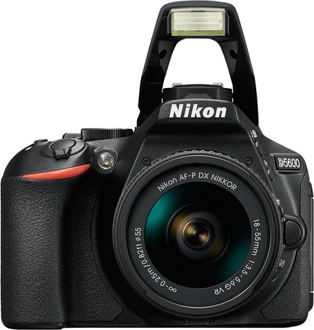 NIKON D5600 DSLR Camera Body with Single Lens: AF-P DX Nikkor 18