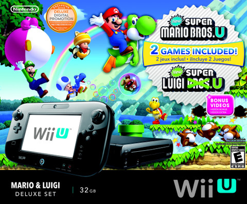 NINTENDO Wii U with Mario and Luigi Deluxe Edition (NTSC) Price in