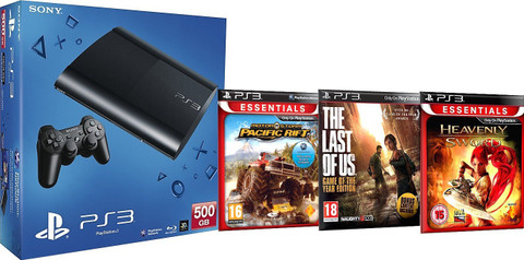 SONY PlayStation 3 (PS3) 500 GB with Motor Storm Pacific Rift, The