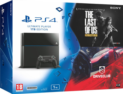 SONY PlayStation 4 (PS4) 1 TB with The Last of Us Remastered and
