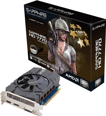 Sapphire HD 7770 OC Edition GDDR5 1 GB AMD/ATI Chipset 128 bit