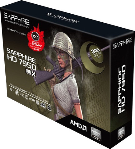 Sapphire HD 7950 3GB GDDR5 With Boost GDDR5 3 GB AMD/ATI Chipset