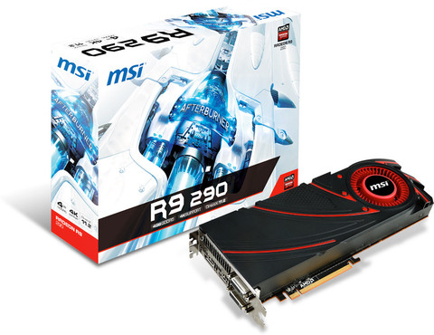 MSI Radeon R9 290 GDDR5 4 GB AMD/ATI Chipset 512 bit 947 MHz