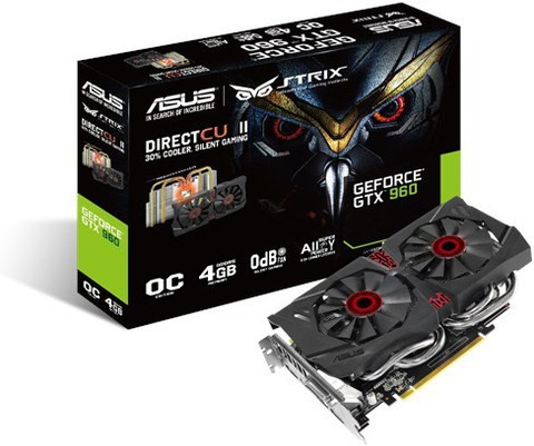 ASUS STRIX GTX 960 DC2 OC 4GB GDDR5 GDDR5 4 GB NVIDIA Chipset 128
