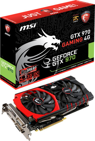 MSI Gtx 970 Gaming 4g GDDR5 4 GB NVIDIA Chipset 256 bit 7010 MHz
