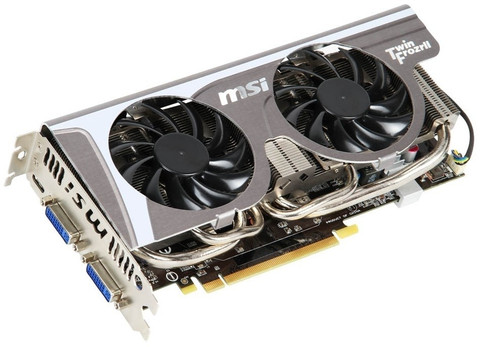 MSI N560GTX-Ti Twin Frozr II 2GD5/OC GDDR5 2 GB NVIDIA Chipset 256