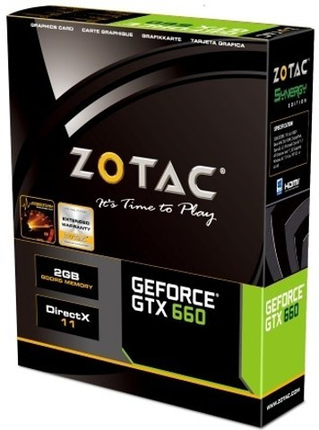 ZOTAC GTX 660 Synergy Edition DDR5 2 GB NVIDIA Chipset 192 bit 993