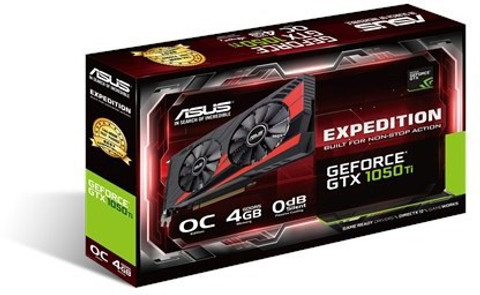 ASUS GEFORCE GTX 1050 TI 4GB OC EXPEDITION GDDR5 4 GB NVIDIA