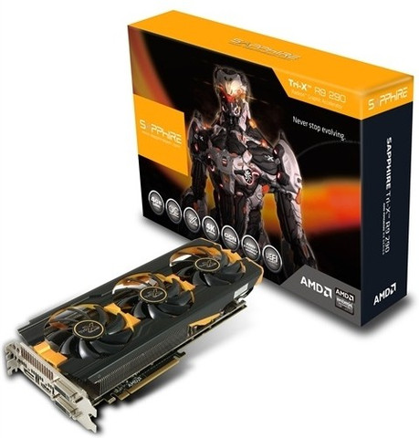 Sapphire Radeon R9 290X TRI-X OC DDR5 4 GB AMD/ATI Chipset 512 bit