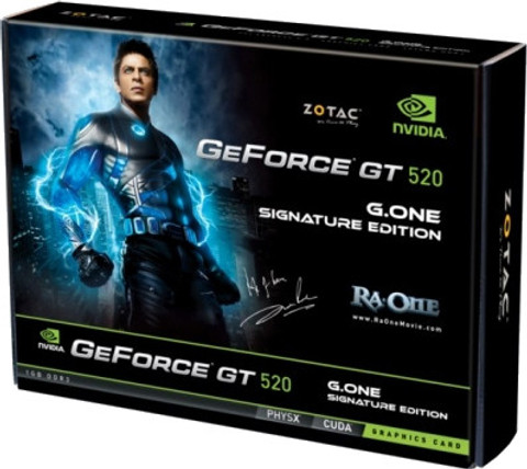 ZOTAC GeForce GT 520 G.One Signature Edition (ZT-50609-10M) GDDR3