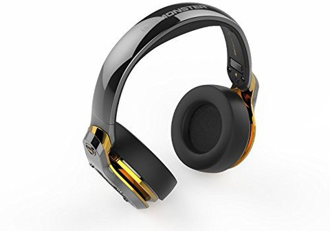 Monster Roc Sport Platinum Over-Ear Headphones By Bluetooth Gaming