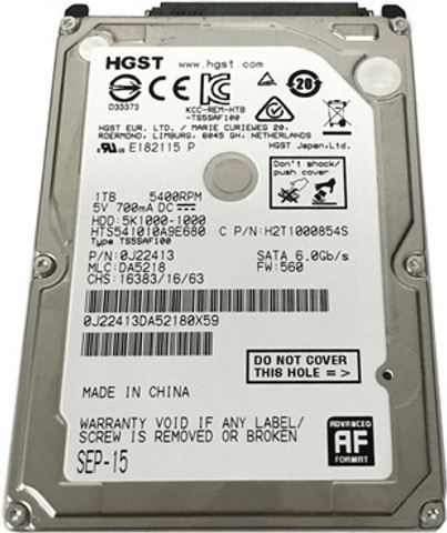 Hitachi Travelstar 1 TB Laptop SATA Internal Hard Disk Drive (HDD