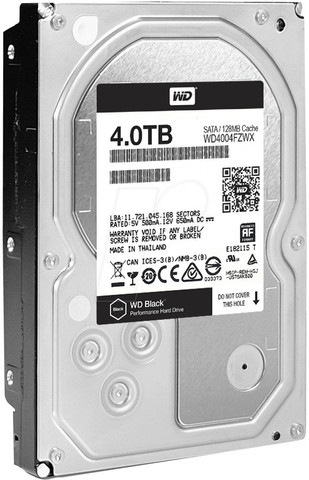 WD Black 4 TB Desktop SATA Internal Hard Disk Drive (HDD