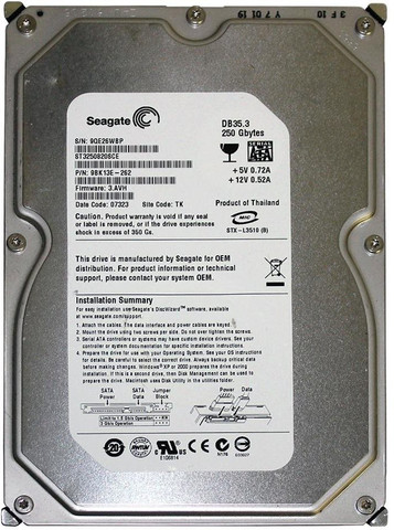 稀少　IDE Seagate ST340823A 40GB 【正常】3047h 250GB HDD Seagate Hard Disk at ₹ 740/piece | Seagate Hard