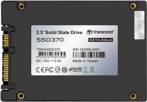 Transcend SSD 2.5 64 GB Desktop SATA Internal Hard Disk Drive (HDD