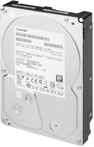 TOSHIBA AV 2 TB Desktop Silver SATA Internal Hard Disk Drive (HDD