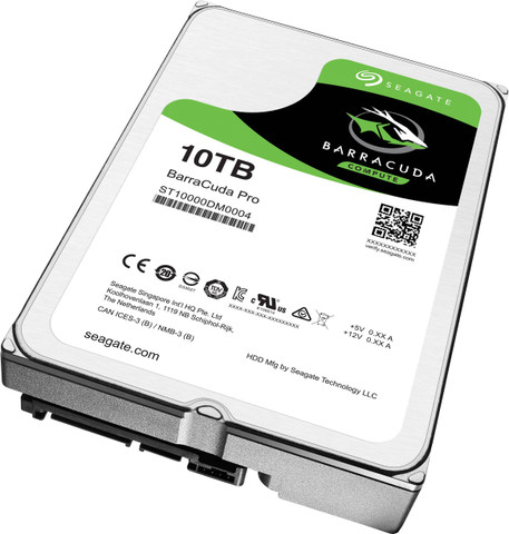 Seagate BarraCuda Pro 10 TB Desktop, All in One PC's, Servers SATA