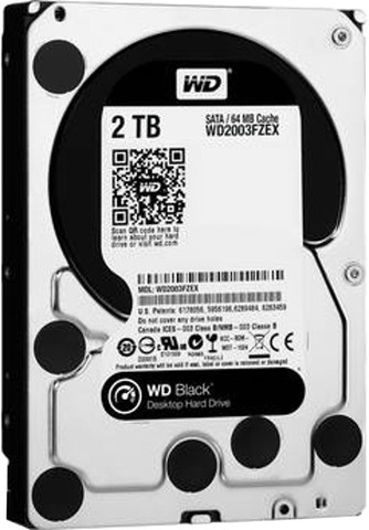 VORDVEN ブラックメタル　blackl WD 2 TB Desktop Black SATA Internal Hard Disk Drive (HDD