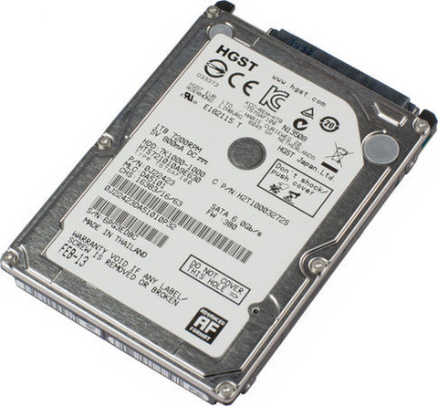 Hitachi HGST Travelstar 7200 RPM 1 TB Laptop SATA Internal Hard