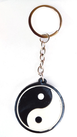 Movewagaon Ninja Black & White Rubber Key Chain Price in India