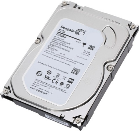 Seagate SURVEIALLANCE 1000 GB Surveillance Systems, Desktop Silver